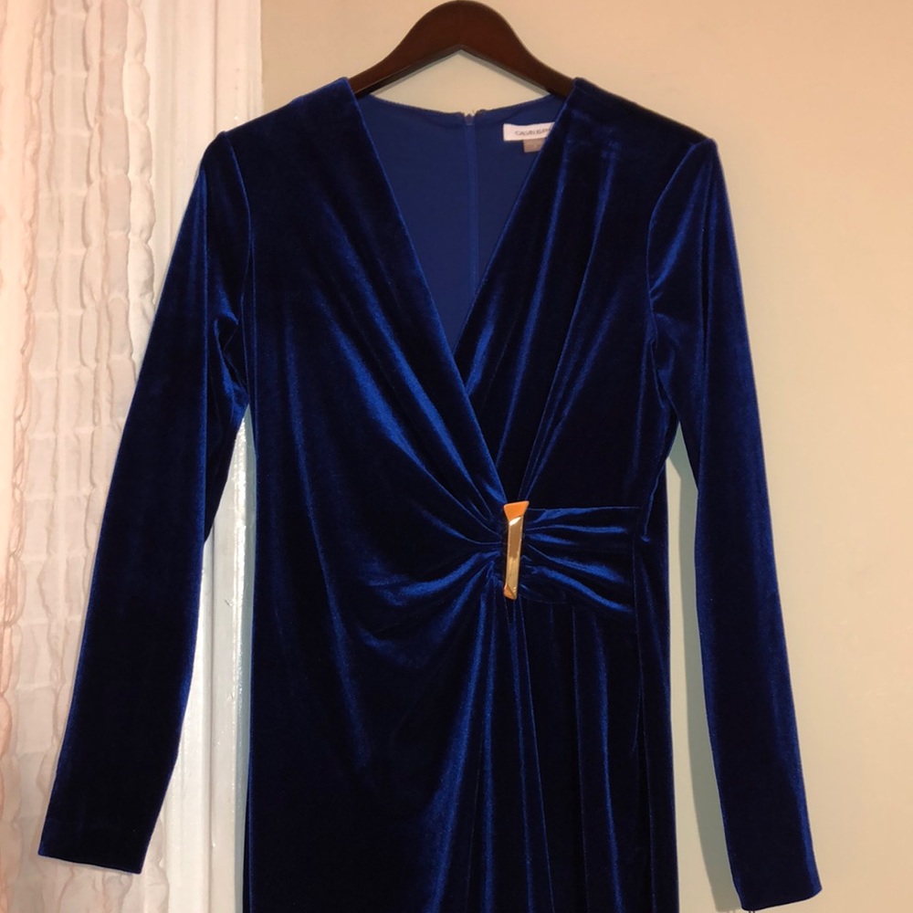 NWT Calvin Klein Blue Dress